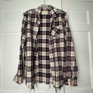 R13 Distressed Flannel